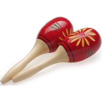 Stagg 26cm Holz Maracas rot