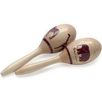 Stagg 23cm Holz Maracas Afrika
