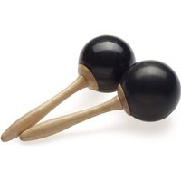 Stagg Traditionelle Faser Maracas schwarz