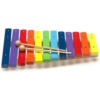Stagg 12 Tasten Regenbogen-Xylophon mit Schlägeln