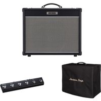 Boss Nextone Stage 40 W-Gitarrenverstärker mit Abdeckung und Fußschalter