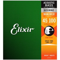 Elixir E14502 Nanoweb Phosphor Bronze Bass Saiten 45-100