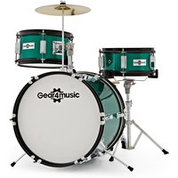 3-teiliges Junior-Drum-Kit von Gear4music grün - Fast neu