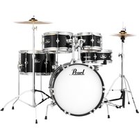 Pearl Roadshow Junior 5er Komplettes Schlagzeug Kit Jet Black