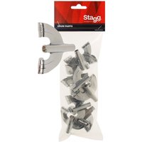 Stagg Bass Drum Schmetterling Klauenhaken 10 Stück
