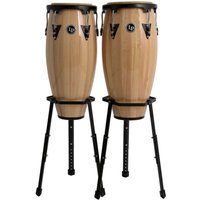 LP Aspire 11" & 12" Congas mit Korbständer natur