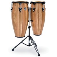 LP Aspire 11" & 12" Congas mit Doppelständer Walnuss