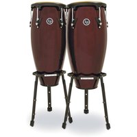 LP Aspire 10" & 11" Congas mit Korbständer dunkles Holz