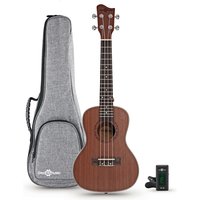 Sapeli-Konzertukulele von Gear4music – Paket
