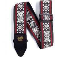 Ernie Ball P04669 Polypro Jacquard Riemen Blackjack Rot