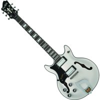 Hagstrom Alvar Linkshändergitarre Swedish Frost