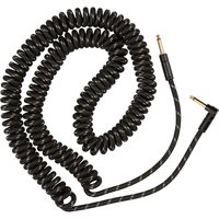 Fender Deluxe 30ft Coil Cable Black Tweed