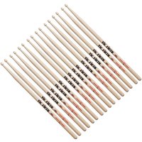 Vic Firth 7A Hickory-Schlagzeugstöcke 8 Paar Value Bundle