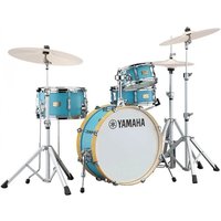 Yamaha Stage Custom Hip – 4-teiliges 20"-Kesselpaket mit Crosstown-Hardware Surf Green