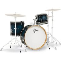 Gretsch Renown 3-teiliges 24-Ahornkesselpaket Satin Antique Blue Burst