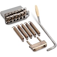 Gotoh GE101TS Tremolobrücke im ST-Stil mit Stahlklotz gealtert Chrome