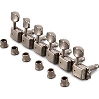 Gotoh SD91-05M-L6 Tuner/Maschinenköpfe 6-In-Line Satz Nickel gealtert