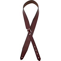Bear Straps Broadway-Gitarrengurt rot mit Nickel-Stecker