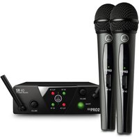 AKG WMS40 Mini Dual-Drahtlos-Gesangsmikrofonsystem - Fast neu