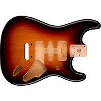 Fender Deluxe Strat-Korpus Erle 3-Tone-Sunburst