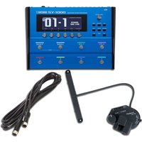 Boss SY-1000 mit GK-3B Bassgitarren-Pickup und Kabel