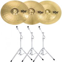 Sabian SBR Crash/ China Set mit Ständern