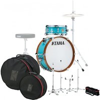 Tama Club-JAM Mini Gig Pack mit Hardware und Taschen Aqua Blau