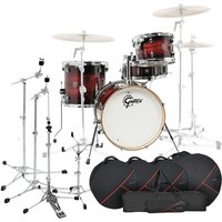 Gretsch Catalina Club Jazz 18-Gig-Set mit Hardware und Taschen Antique Burst