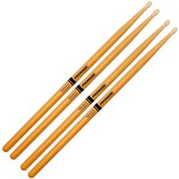 Promark Rebound 5A ActiveGrip Clear Hickory 2 Paar Value Bundle