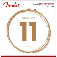 Fender 860CL Dura-Tone-beschichtete Phosphorbronze-Akustikgitarrensaiten 11-52