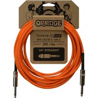 Orange Terror-Stempel 20ft Lautsprecherkabel Klinke-Klinke Orange