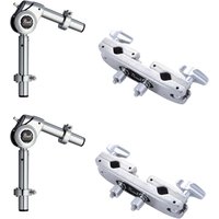 Pearl TH-1030S Kurze Tom-Halter mit Multiklammern ADP-20 2 Stück