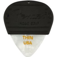Fender Mojo Grip Zelluloid-Plektren weiß Thin Dreierpack