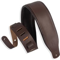 Levys M26PD-DBR 3" Top Grain Lederband Bark Brown auf Dark Brown