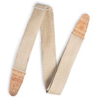 Levys MH8P-NAT 2" Natürliches Hanf-Gurtband natürlich mit Korkenden