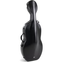 Gewa Cello-Etui aus reinem Polycarbonat mit Rädern schwarz