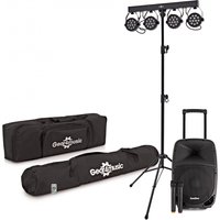 SubZero Tragbare PA mit Partylicht-Paket