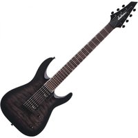Jackson JS22-7 DKA Dinky QM Trans Black Burst