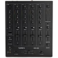 SubZero DM-400 Vierkanal-DJ-Mischpult mit USB