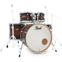 Pearl Decade Maple 22-Am.-Fusion-Kesselsatz Satin Brown Burst