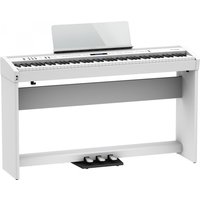 Roland FP-60X Digitalpiano mit Holzständer und Pedaleinheit weiß