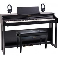 Roland RP701 Digitalpiano schwarz matt – Duett-Bundle