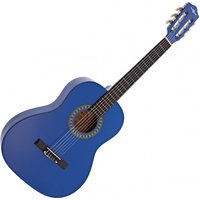 Konzertgitarre in 3/4-Größe von Gear4music Blau