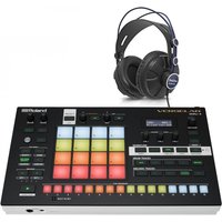 Roland MV-1 Verselab Production Studio mit Kopfhörer SubZero MH200