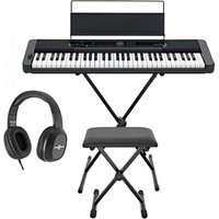 Casio CT S400 Tragbares Keyboard schwarz Paket