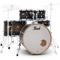 Pearl Decade 6-teiliger 22-Ahornkesselsatz Satin Black Burst