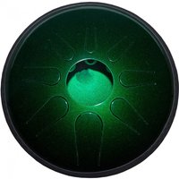 Idiopan 12" Stimmbare Steel Tongue Drum Emerald Green