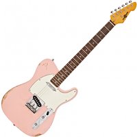 Knoxville Select Legacy Gitarre von Gear4music Soft Pink