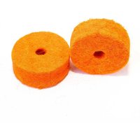 Tuner Fish Lug Locks Becken Felts 10pk Orange