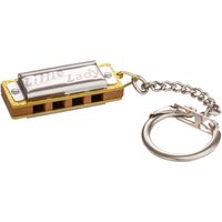 Hohner Little Lady Mundharmonika mit Gold Schlüsselanhänger